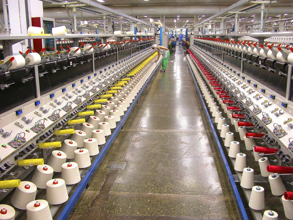 纺织工业使用换热器
